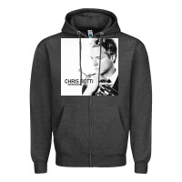 Charcoal Heather Chris Botti Zipper Hoodie - linhVisuals