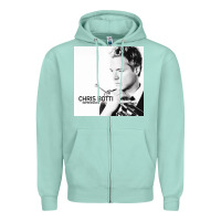 Seafoam Chris Botti Zipper Hoodie - linhVisuals