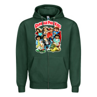 Sports Green garbage pail kids Zipper Hoodie - linhVisuals