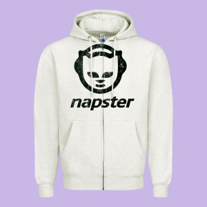 Napster    Napster Zipper Hoodie Designed By Linhvisuals