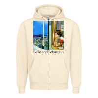 Sandshell belle and sebastian 90s style fanart design Zipper Hoodie - linhVisuals