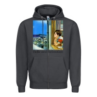 Smoke belle and sebastian 90s style fanart design Zipper Hoodie - linhVisuals