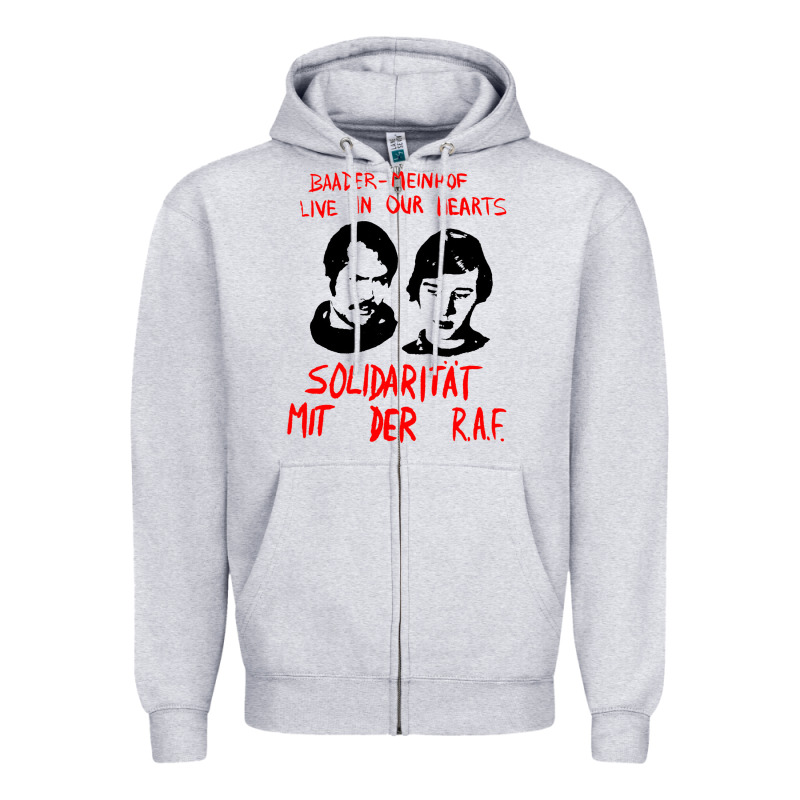 Baader–meinhof Raf Original 70s Design Zipper Hoodie by linhVisuals | Teevron
