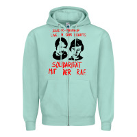 Seafoam baader–meinhof raf original 70s design Zipper Hoodie - linhVisuals
