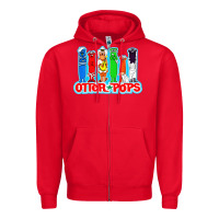 Red otter pops anime character Zipper Hoodie - linhVisuals