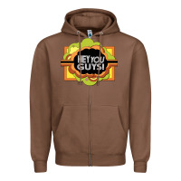 Chestnut hey you guys   the electric company Zipper Hoodie - linhVisuals