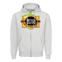 Dove Grey hey you guys   the electric company Zipper Hoodie - linhVisuals