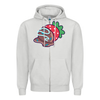Dove Grey chocolate covered strawberry Zipper Hoodie - linhVisuals