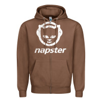 Chestnut napster light Zipper Hoodie - linhVisuals