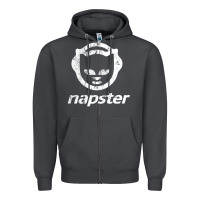 Smoke napster light Zipper Hoodie - linhVisuals