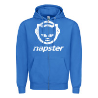 True Royal napster light Zipper Hoodie - linhVisuals
