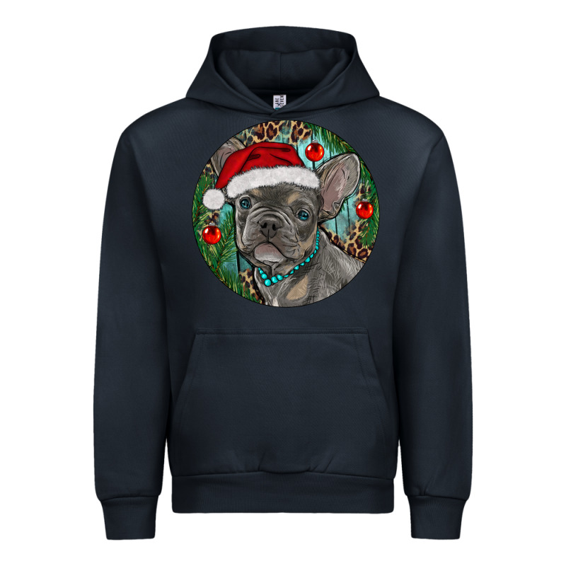 Frenchie Christmas Urban Hoodie by RanaPortraitStore | Teevron