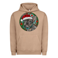 Pigment Burro Frenchie Christmas Urban Hoodie - RanaPortraitStore