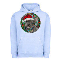 Pigment Grape Ice Frenchie Christmas Urban Hoodie - RanaPortraitStore