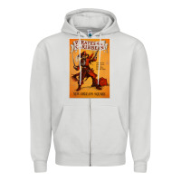 Dove Grey pirates of the caribbean film Zipper Hoodie - linhVisuals