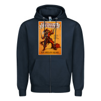 Navy pirates of the caribbean film Zipper Hoodie - linhVisuals