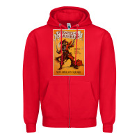 Red pirates of the caribbean film Zipper Hoodie - linhVisuals