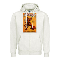 Oatmeal Heather pirates of the caribbean film Zipper Hoodie - linhVisuals