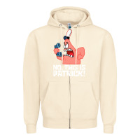 Sandshell no this is patrick Zipper Hoodie - linhVisuals