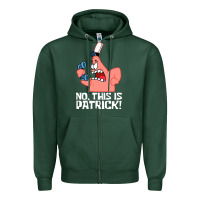 Sports Green no this is patrick Zipper Hoodie - linhVisuals