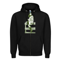 Black bernadette devlin retro irish fanart Zipper Hoodie - linhVisuals