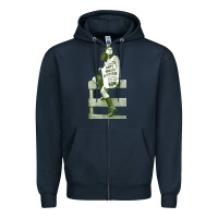 Navy bernadette devlin retro irish fanart Zipper Hoodie - linhVisuals