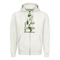 Oatmeal Heather bernadette devlin retro irish fanart Zipper Hoodie - linhVisuals
