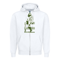 White bernadette devlin retro irish fanart Zipper Hoodie - linhVisuals