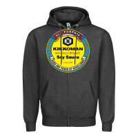 Charcoal Heather all purpose kikkoman Zipper Hoodie - linhVisuals