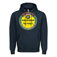 Navy all purpose kikkoman Zipper Hoodie - linhVisuals