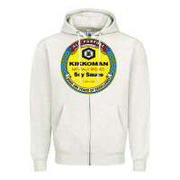 Oatmeal Heather all purpose kikkoman Zipper Hoodie - linhVisuals