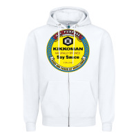 White all purpose kikkoman Zipper Hoodie - linhVisuals