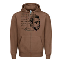 Chestnut james baldwin Zipper Hoodie - linhVisuals