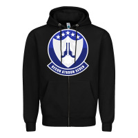 Black ra 5c vigilante patch Zipper Hoodie - linhVisuals