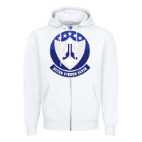 White ra 5c vigilante patch Zipper Hoodie - linhVisuals