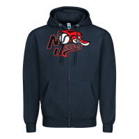 Navy jackals Zipper Hoodie - linhVisuals