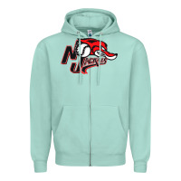 Seafoam jackals Zipper Hoodie - linhVisuals