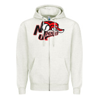 Oatmeal Heather jackals Zipper Hoodie - linhVisuals