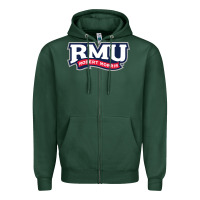 Sports Green The robert morris university Zipper Hoodie - linhVisuals