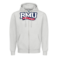 Dove Grey The robert morris university Zipper Hoodie - linhVisuals