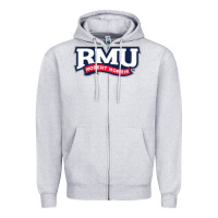 Heather Grey The robert morris university Zipper Hoodie - linhVisuals