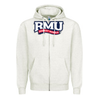 Oatmeal Heather The robert morris university Zipper Hoodie - linhVisuals