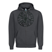 Smoke knights templar sigil Zipper Hoodie - linhVisuals