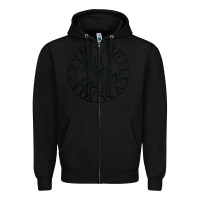 Black knights templar sigil Zipper Hoodie - linhVisuals
