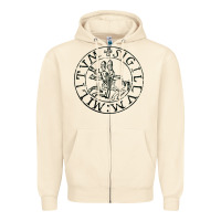 Sandshell knights templar sigil Zipper Hoodie - linhVisuals