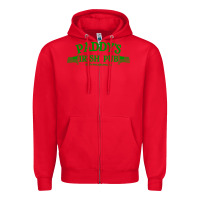Red paddy irish pub Zipper Hoodie - linhVisuals