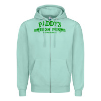 Seafoam paddy irish pub Zipper Hoodie - linhVisuals