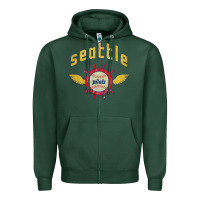 Sports Green seattle pilots baseball vintage Zipper Hoodie - linhVisuals