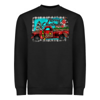 Black truck merry christmas Heavyweight Sweatshirt - JahusDesignShop