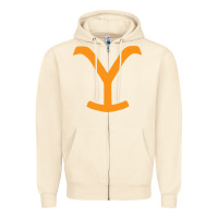Sandshell dutton ranch Zipper Hoodie - linhVisuals